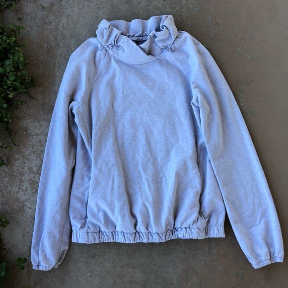 lululemon athletica Sweaters - Lululemon After All Gray Cowl Pullover Sweater